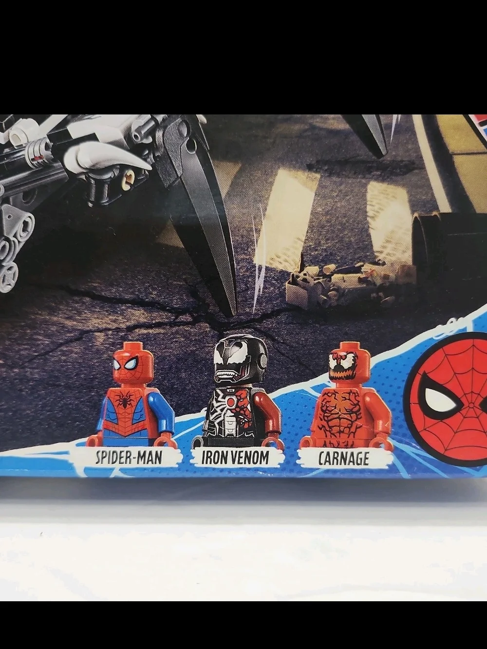LEGO Marvel Spider-Man Venom Crawler Playset - Red/Black